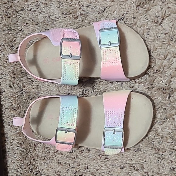 NWOT Glitter Sandals - Picture 2 of 6